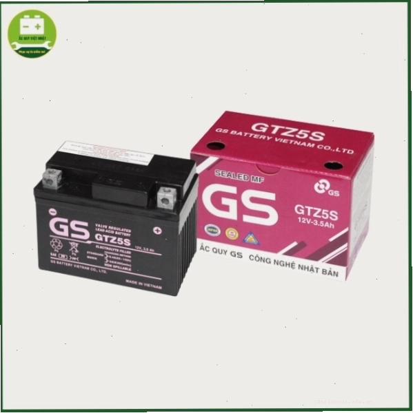 Ắc quy GS GTZ5S thay thế cho các dòng xe số Yamaha phổ thông