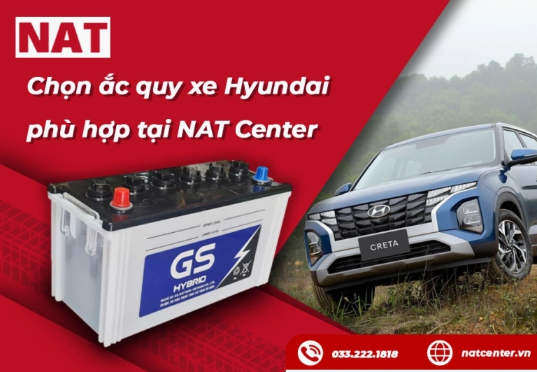 Ắc Quy Hyundai Chính Hãng: Hướng Dẫn Chọn Mua và Lắp Đặt Chi Tiết