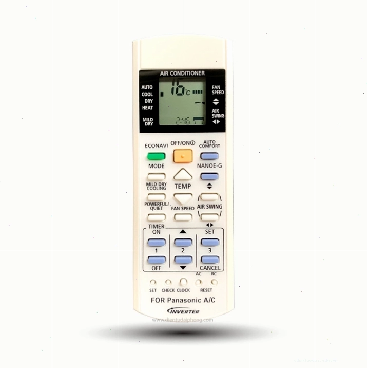 Bảng điều khiển điều hòa Panasonic Inverter 2 chiều cao cấp tại Điện tử Đại Phong