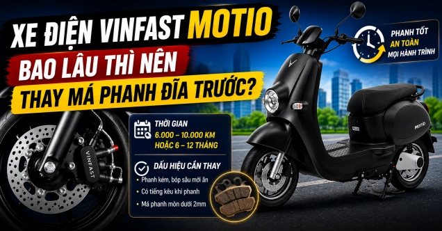 Bí ẩn má phanh đĩa VinFast: Khi nào cần thay và chọn loại nào?