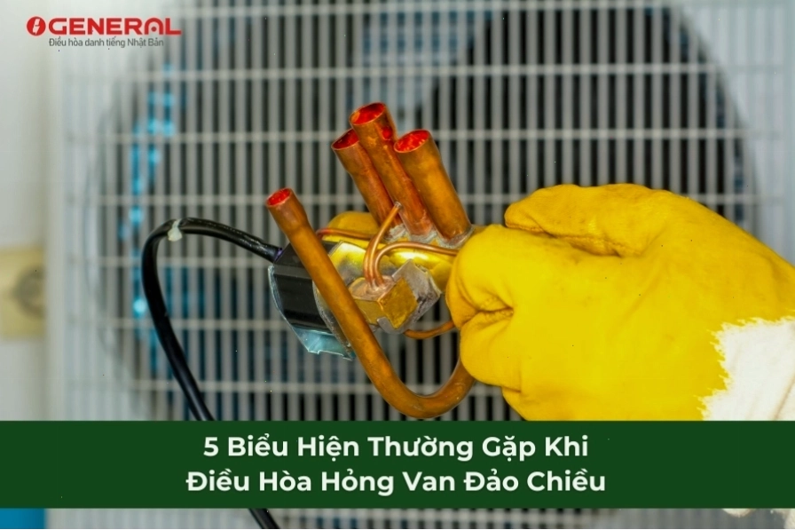Biểu hiện thường gặp khi điều hòa Panasonic hỏng van đảo chiều