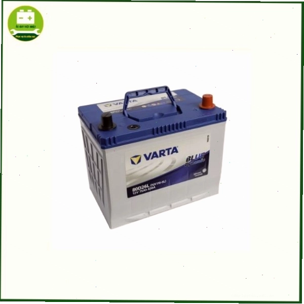 Bình Ắc Quy Varta 80D26L (12V - 75AH) Nhập Khẩu Chính Hãng