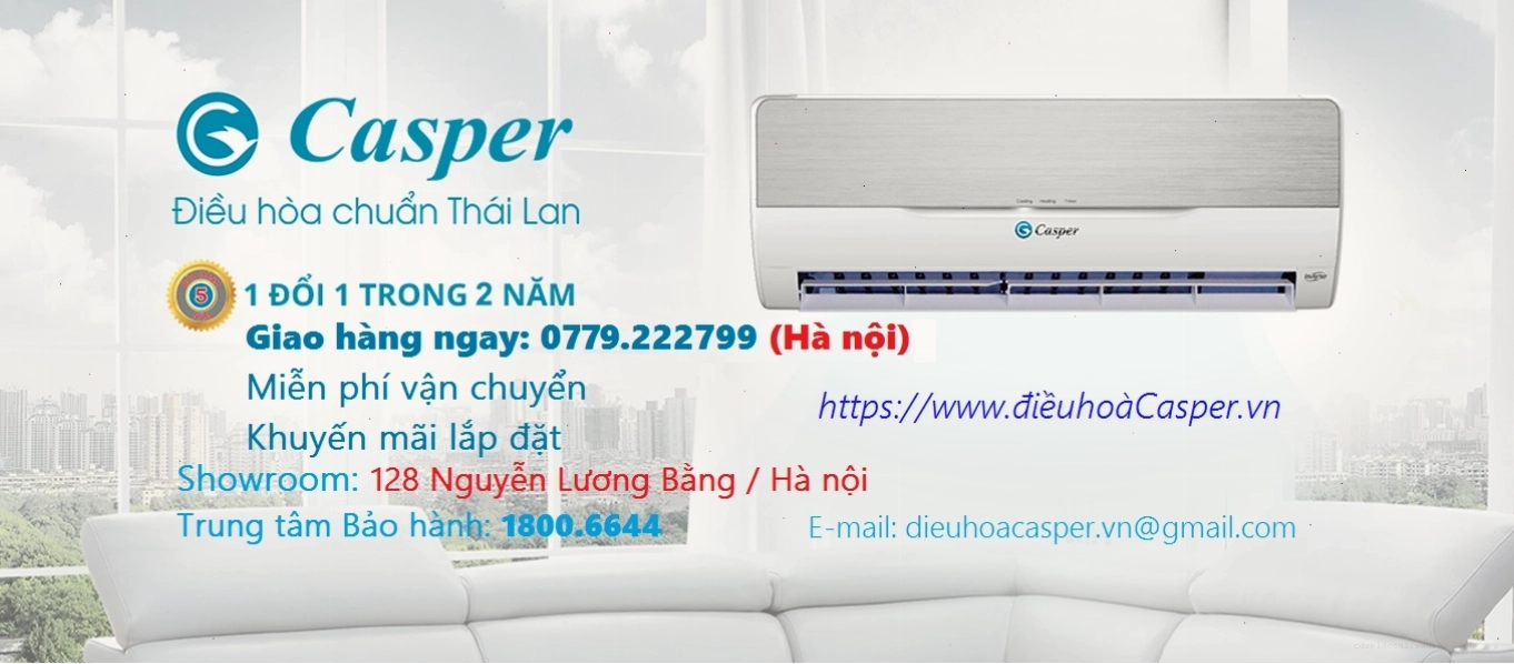Bình gas R410A chính hãng dùng cho điều hòa Casper