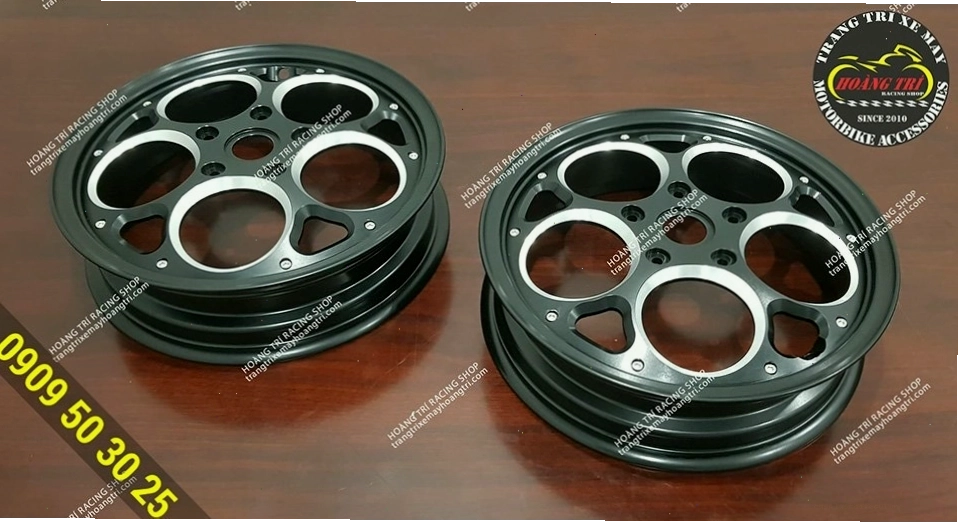 Bộ bánh mâm nhôm CNC nguyên khối cho Vespa Sprint, Primavera