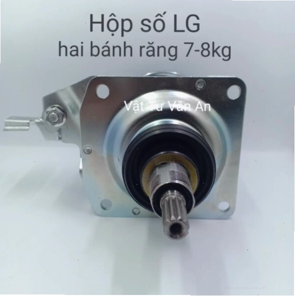 Bộ bánh răng hộp số máy giặt LG 2 bánh răng màu trắng