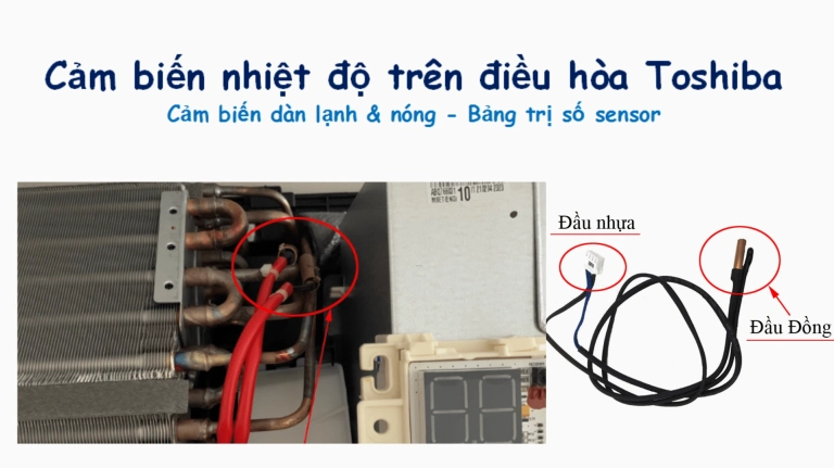 Bộ Cảm Biến Nhiệt Toshiba: Chức năng, Vị trí và Địa chỉ mua uy tín 2026