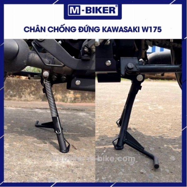 Bộ chân chống Kawasaki W175 và các phụ kiện đi kèm