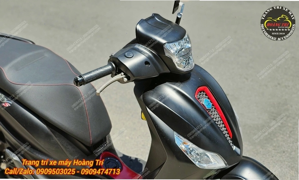 Bộ đôi tay thắng và gù nhôm CNC cho xe Vespa