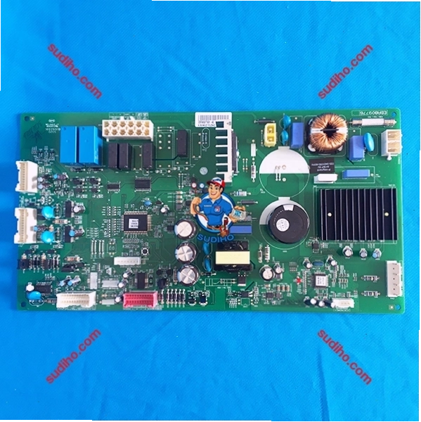 Bo mạch điều khiển tủ lạnh LG Inverter Side By Side mã EBR80977601