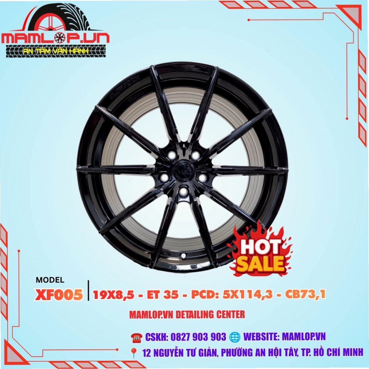 Bộ mâm Lazang 19inch xe Mazda, lexus, camry, phù hợp nhiều dòng xe