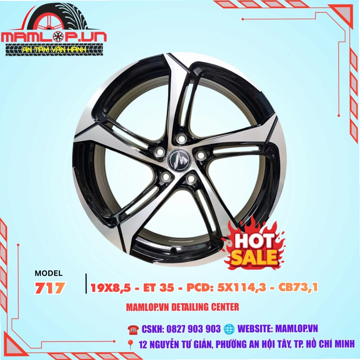 Bộ mâm Lazang MG size 19inch