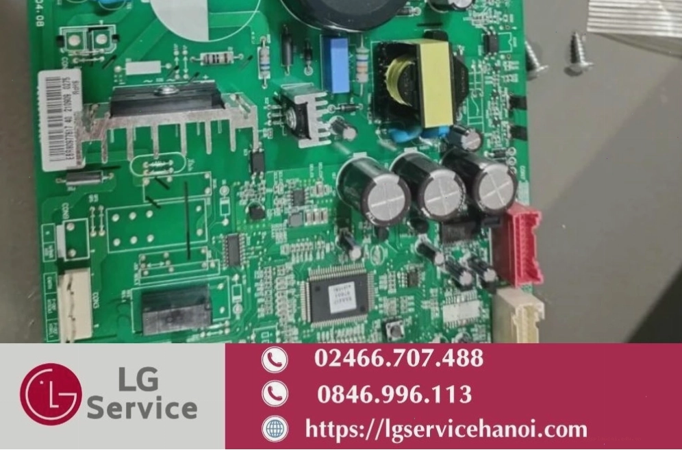 Board mạch tủ lạnh LG bị lỗi gây mất nguồn
