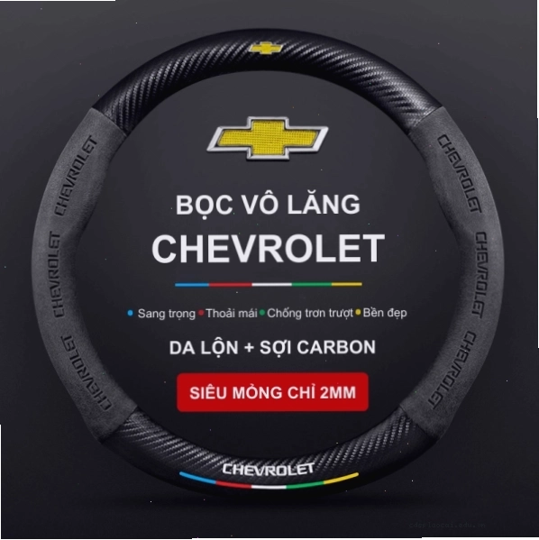 Bọc vô lăng Chevrolet bằng da lộn và sợi carbon - Lựa chọn tối ưu cho người lái xe thể thao