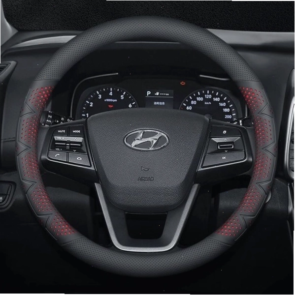 Bọc vô lăng xe Hyundai Da Nappa đẳng cấp, sang trọng