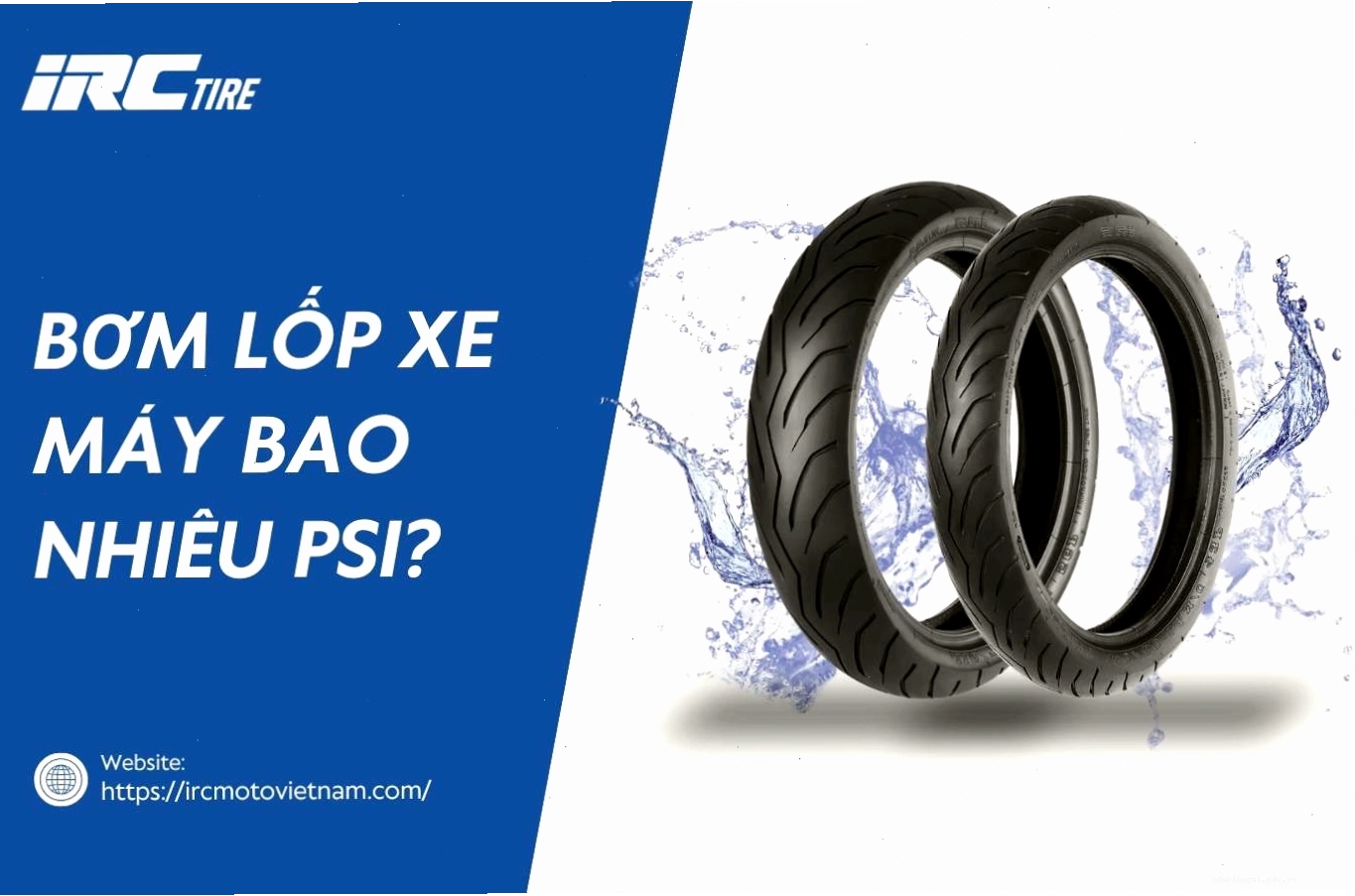 Bơm lốp xe máy bao nhiêu PSI là hợp lý