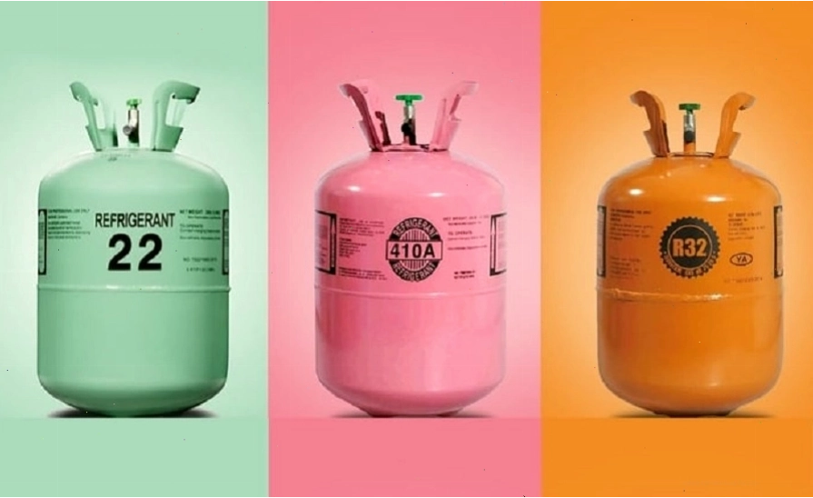 Các loại gas máy lạnh thông dụng, bao gồm R410A