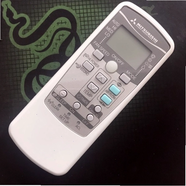 Các nút bấm trên remote điều hòa Mitsubishi Heavy