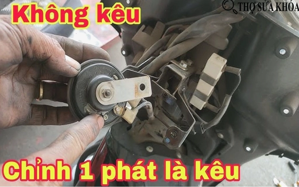 Cách chỉnh còi xe máy không kêu, kêu nhỏ