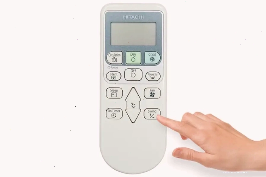 Cách điều chỉnh hướng gió của điều hòa Hitachi