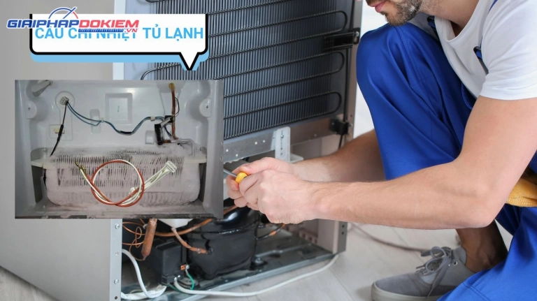 Cách kiểm tra cầu chì nhiệt tủ lạnh Sharp chính xác và an toàn
