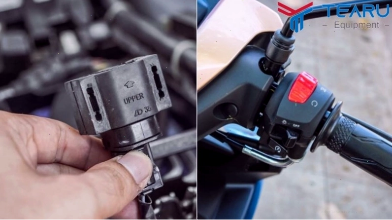 Cảm biến góc nghiêng trên xe máy có vai trò ngắt động cơ khi xe bị đổ