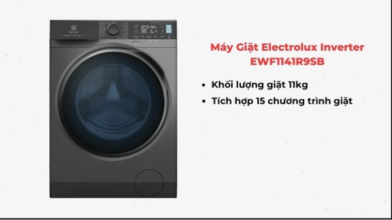 Cảm biến SensorWash trên máy giặt Electrolux EWF1141R9SB