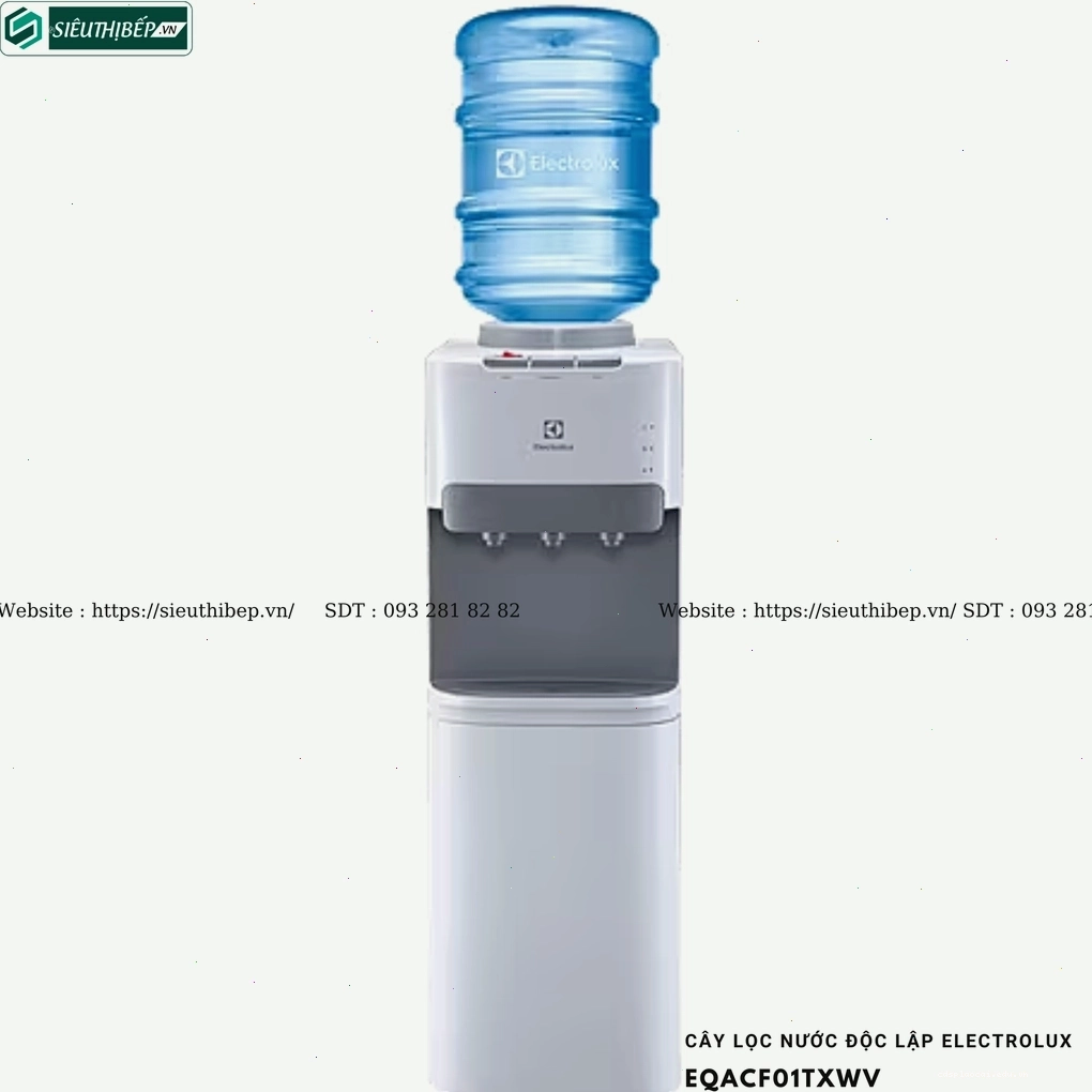 Cận cảnh bình lọc nước Electrolux với thiết kế nhỏ gọn, dễ dàng lắp đặt
