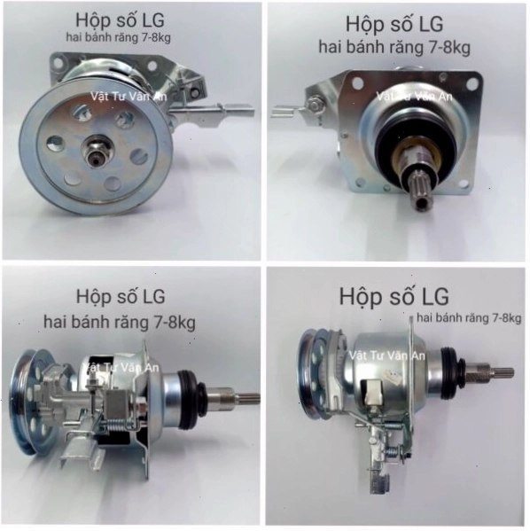 Cận cảnh bộ bánh răng hộp số máy giặt LG