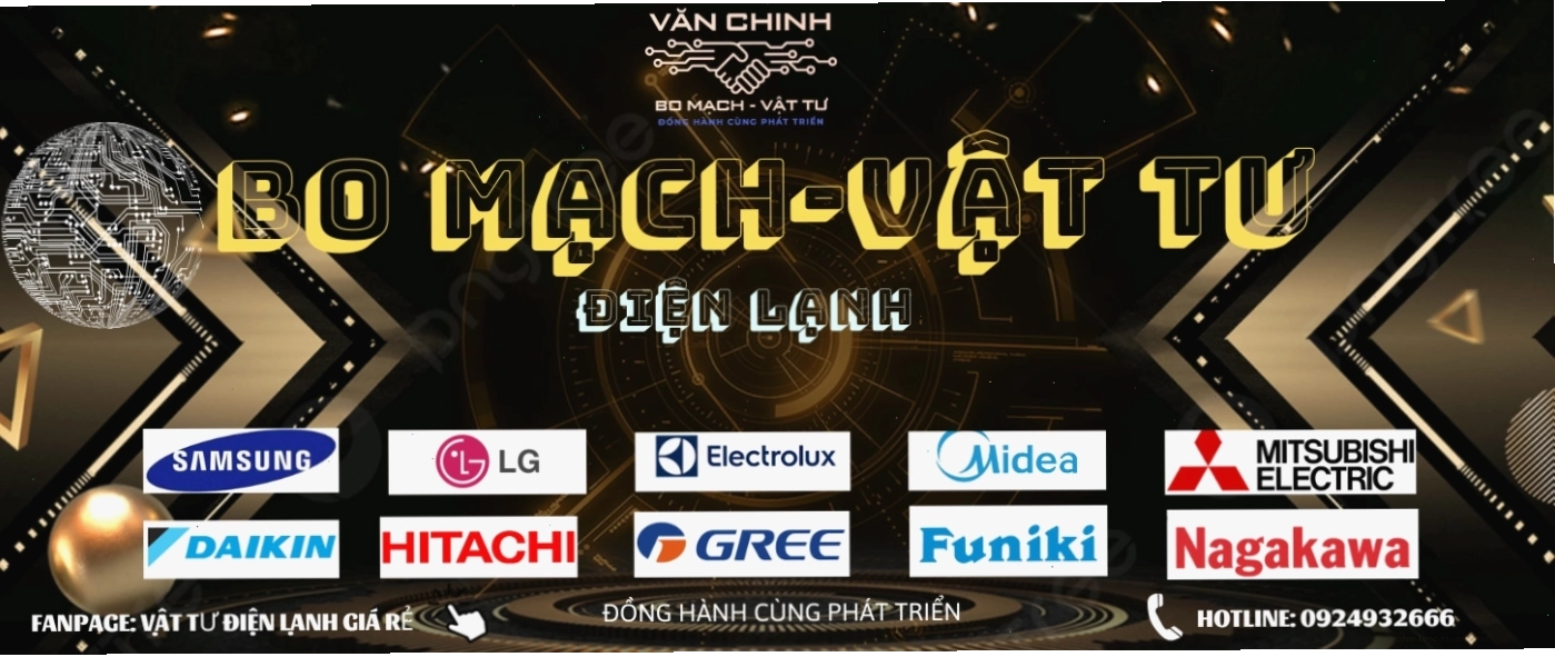 Cận cảnh board mạch điều khiển máy lạnh Casper
