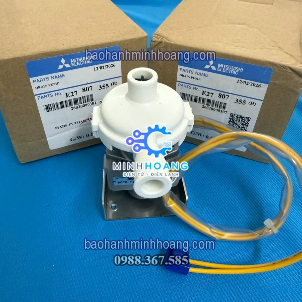 Cận cảnh bơm nước ngưng điều hòa Mitsubishi