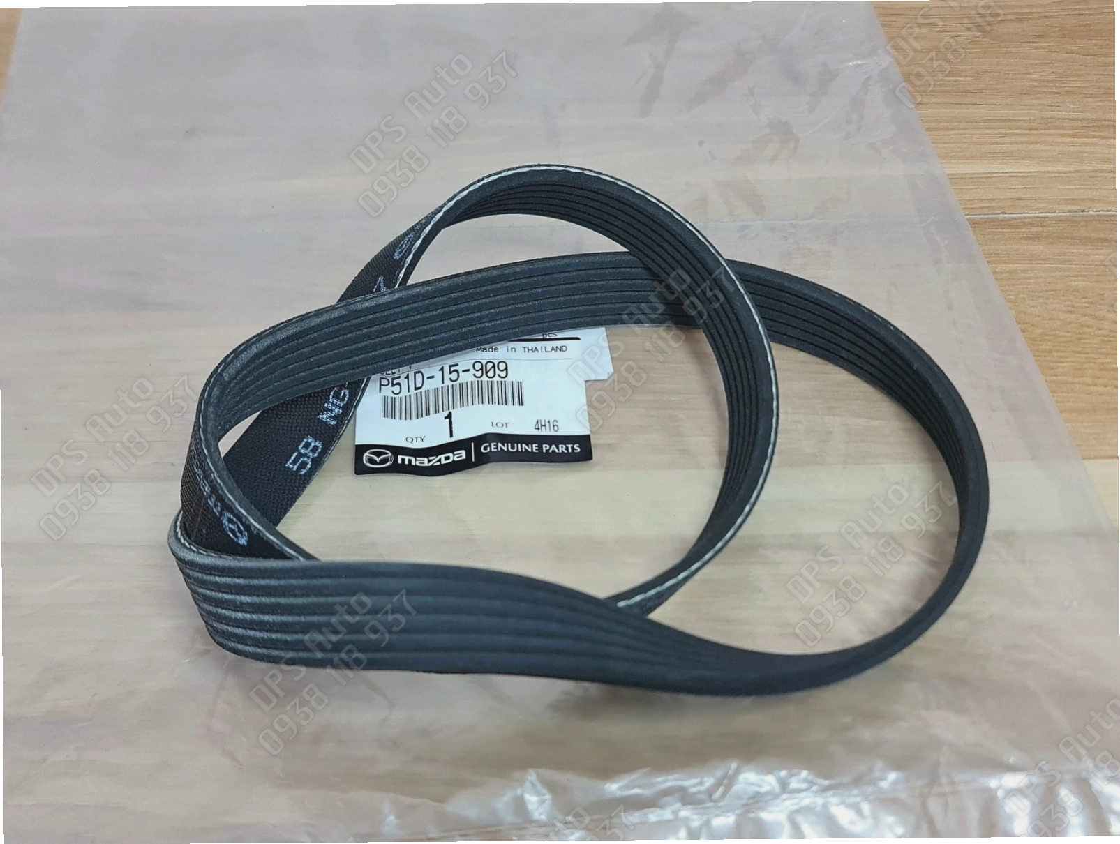 Cận cảnh chi tiết dây curoa Mazda 3 chính hãng