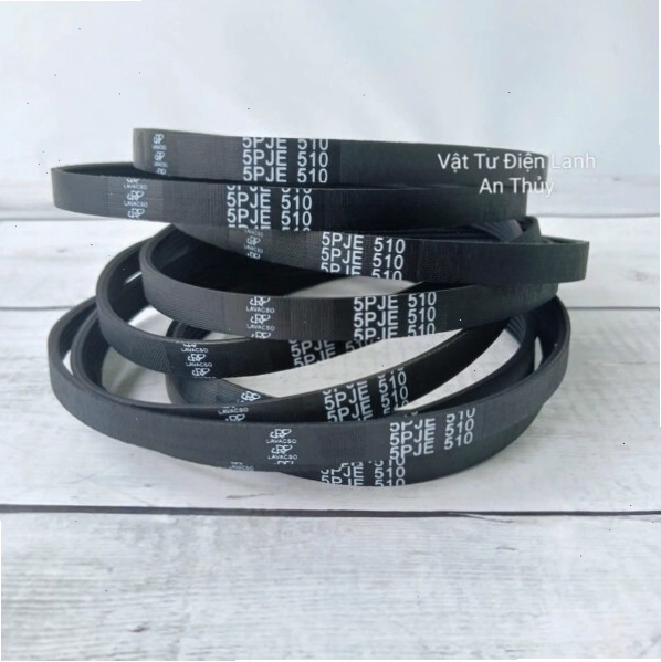 Cận cảnh dây curoa máy giặt LG bị mòn và giãn