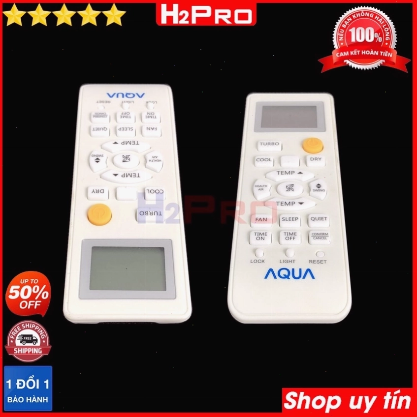 Cận cảnh nút chức năng Timer trên remote điều khiển Aqua