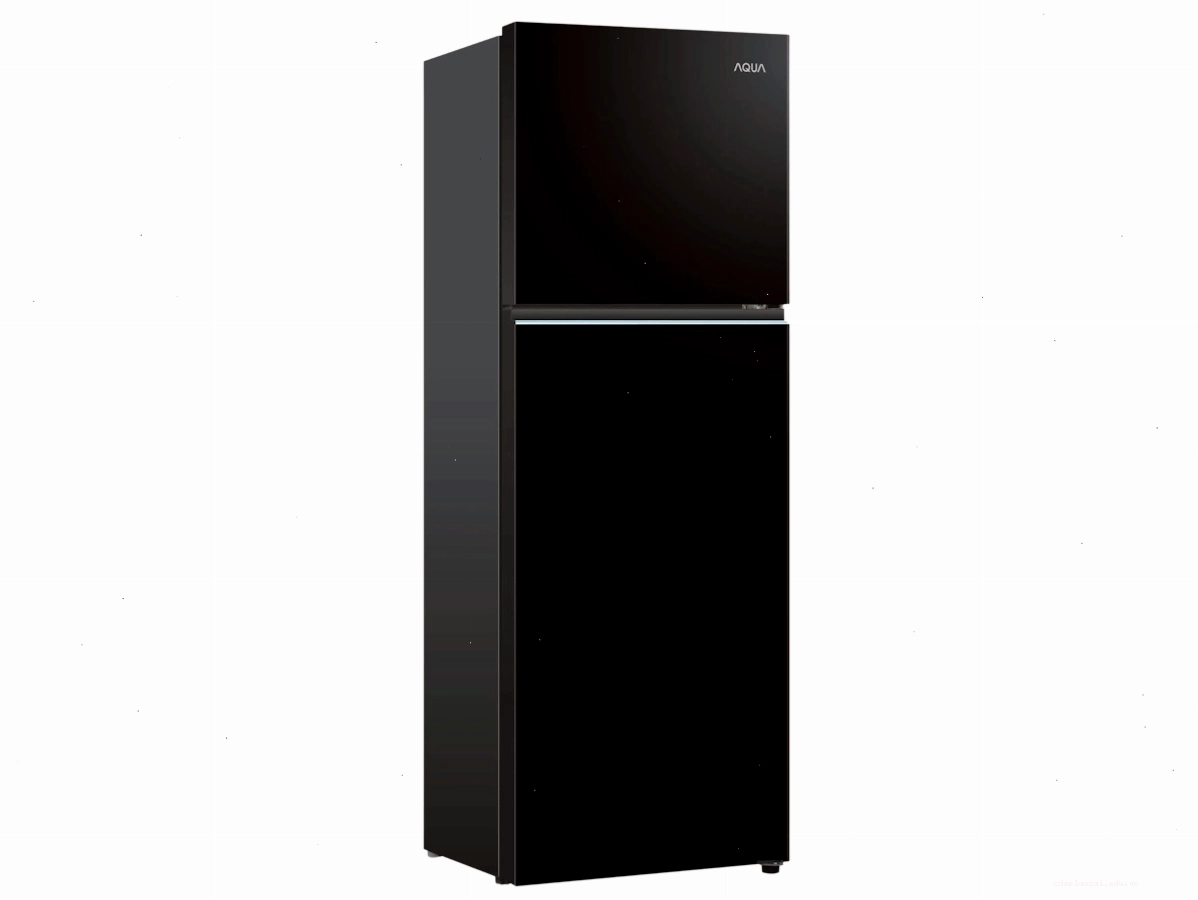 Cận cảnh phần tay nắm cửa của tủ lạnh Aqua