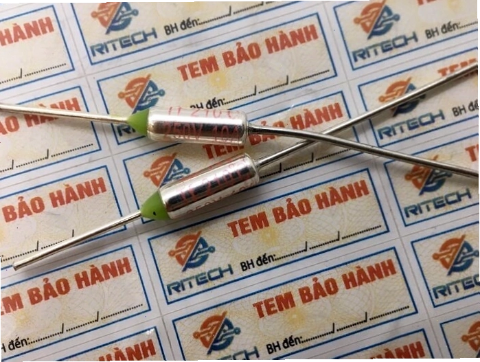 Cầu chì nhiệt 250V 210 độ C - Linh kiện quan trọng bảo vệ thiết bị