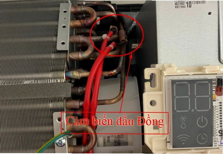 Cấu tạo bên trong của cảm biến nhiệt độ điều hòa