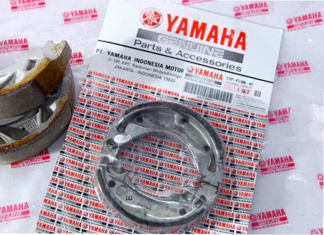 Cấu tạo má phanh tang trống (phanh cơ) xe máy Yamaha