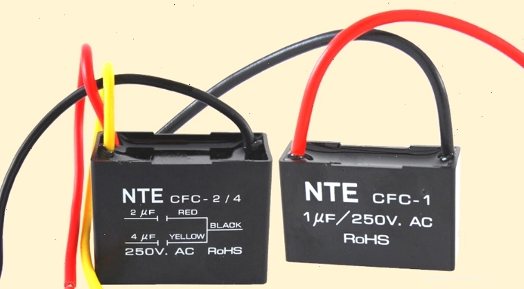 Cấu tạo tụ điện trong quạt