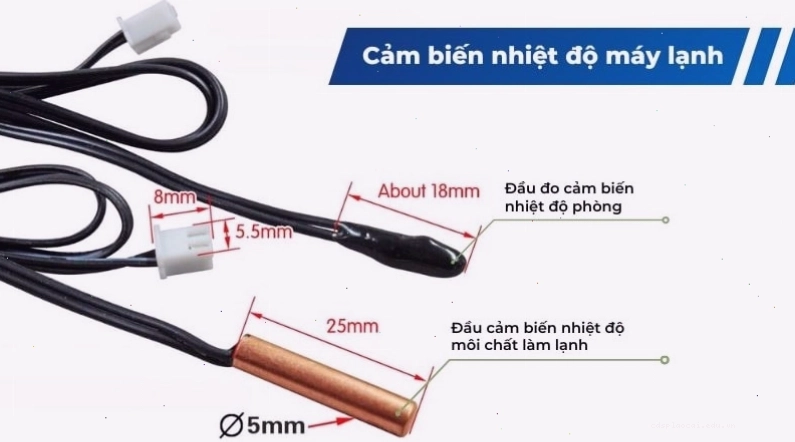 Cấu tạo và vai trò của cảm biến nhiệt độ trên điều hòa Casper