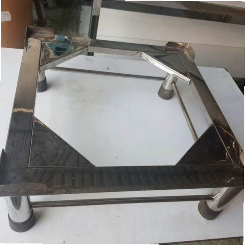 Chân đế máy giặt Aqua cố định bằng inox