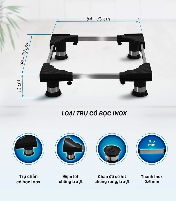 Chân đế tủ lạnh Sanyo: Giải pháp nâng đỡ tối ưu cho thiết bị