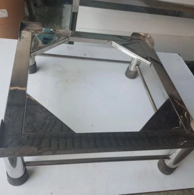 Chân máy giặt inox cố định đảm bảo sự chắc chắn
