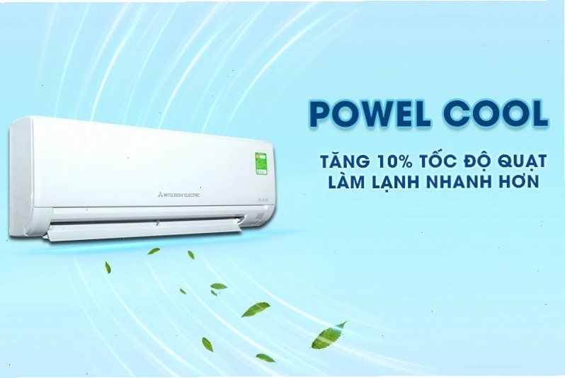 Chế độ Power Cool trên điều hòa Mitsubishi