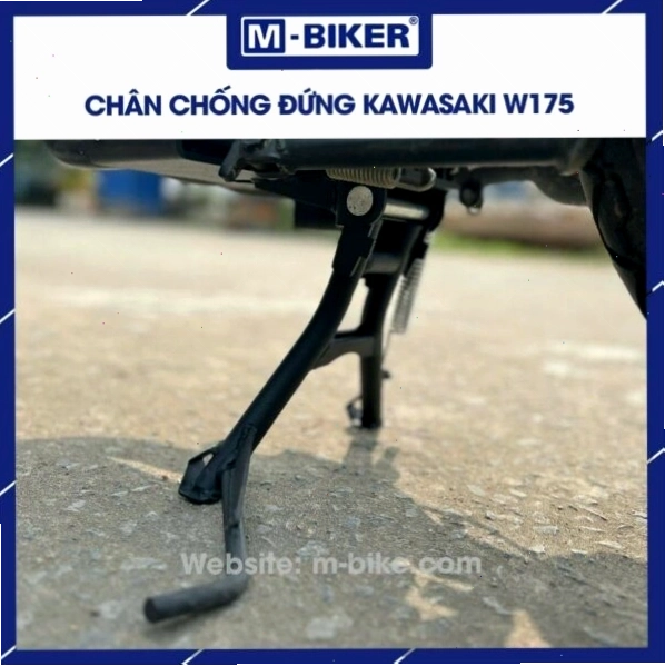 Chi tiết lắp đặt chân chống đứng Kawasaki W175