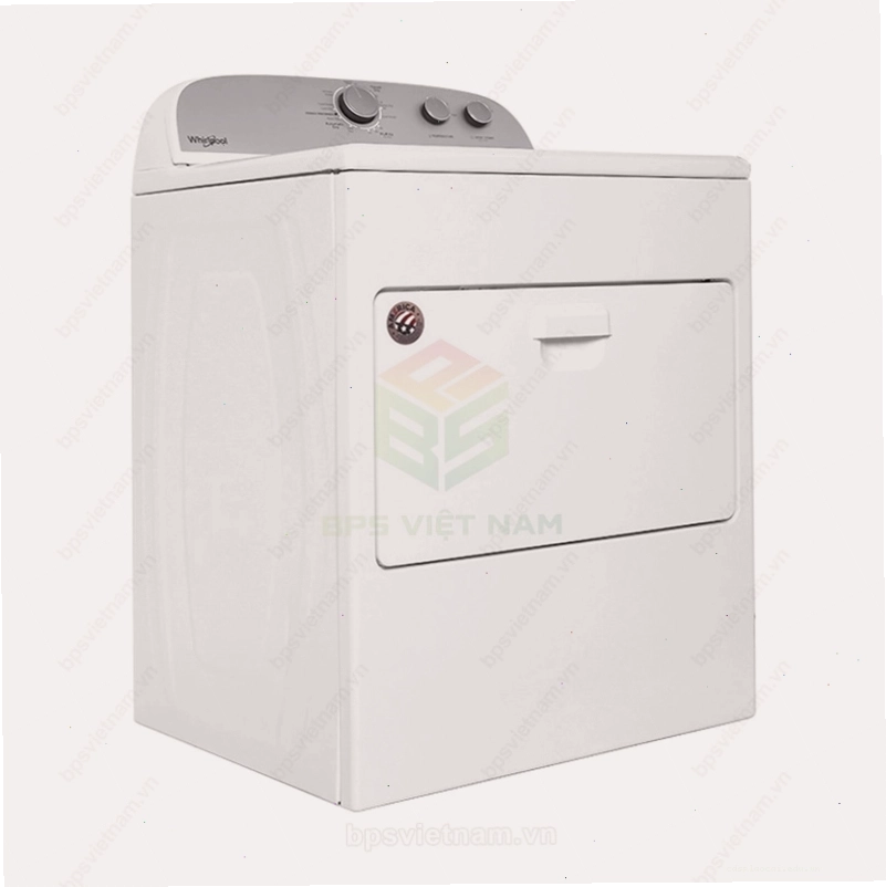 Chi tiết lồng sấy và bảng điều khiển của máy sấy Whirlpool 3LWED4815FW