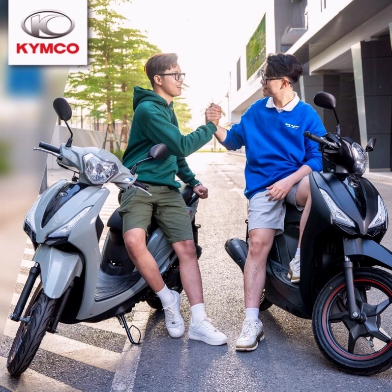 Chi tiết thiết kế xe Kymco 50cc