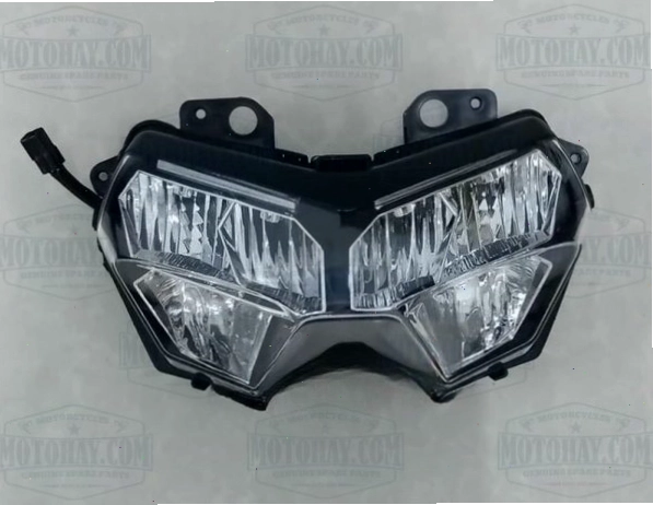 Choá đèn pha xe Kawasaki Z series sau khi độ đèn LED