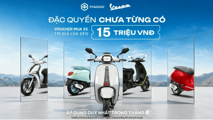 Chương trình ưu đãi hấp dẫn tại Piaggio Xuân Cầu