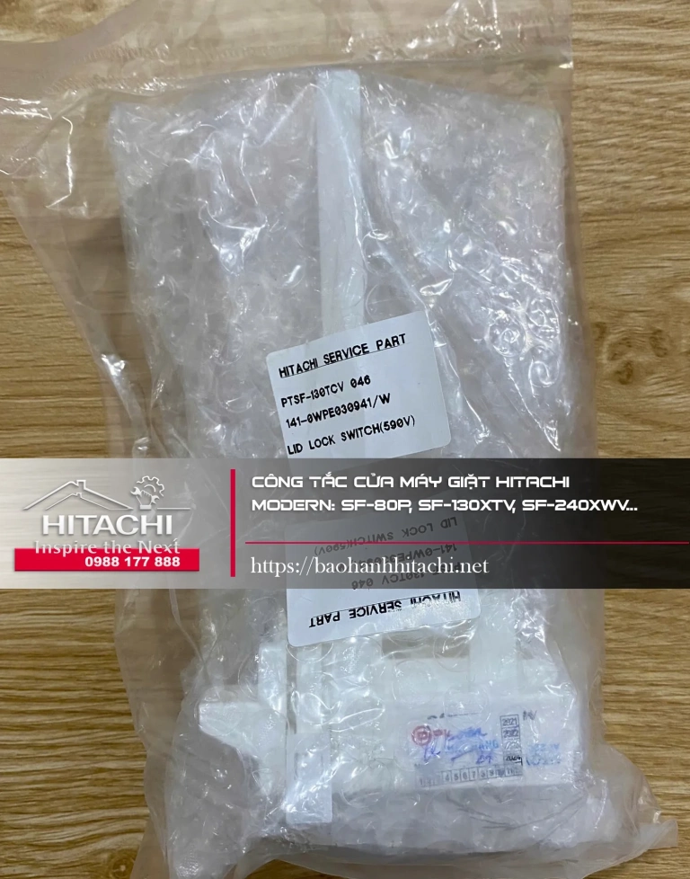 Công tắc cửa máy giặt Hitachi: Hướng dẫn chọn mua và thay thế
