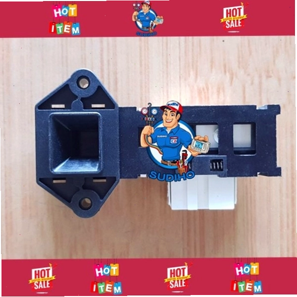 Công tắc khóa cửa 3 dây máy giặt Sanyo Aqua